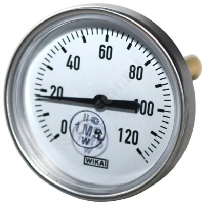 Термометр биметаллический осевой Дк100 L=40мм G1/2" 120С A50.10 Wika 36626524