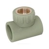 Тройник PP-R комбинированный серый ВР Дн 32х1" VALFEX 10127032Г