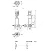 Насос многоступенчатый вертикальный HELIX V 422-1/25/E/KS/400-50 PN25 3х400В/50 Гц Wilo 4193310