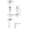 Насос многоступенчатый вертикальный HELIX V 422-1/25/E/KS/400-50 PN25 3х400В/50 Гц Wilo 4193310