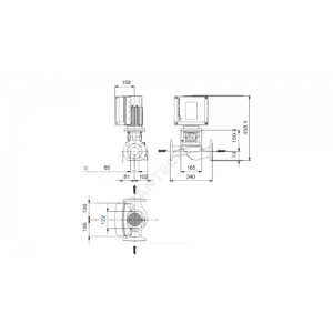 Насос ин-лайн с сухим ротором TPE3 65-60-S A-F-A-BQQE 1х200-240В/50 Гц Grundfos 99272261