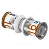 Муфта МП латунь пресс Дн 25 Ру10 S-PRESS PLUS Uponor 1039935